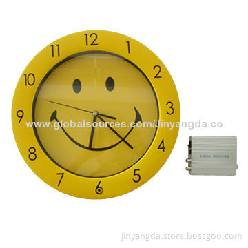2.4GHz wall clock wireless hidden camera